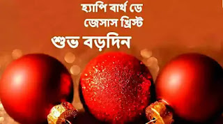 Merry Christmas Bengali SMS, Wishes, Status 2023 - বড়দিনের শুভেচ্ছাবার্তা মেসেজ
