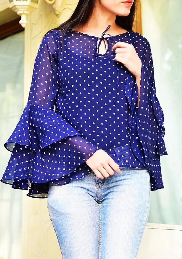 Beautiful Fancy Tops Designs Images For Girls
