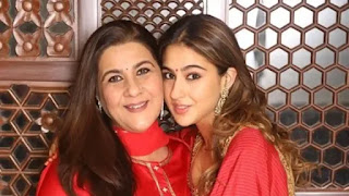 sara ali khan and amrita sara ali khan share adoreble pic with mother amrita singh on mother's day