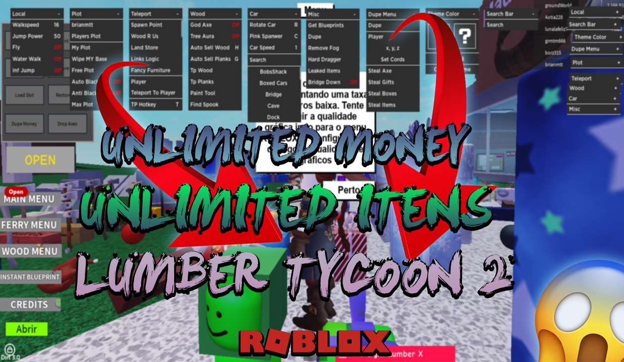 LUMBER TYCOON 2 UNLIMITED ALL