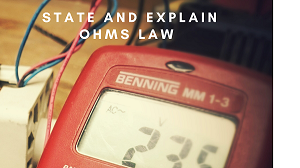 Ohm's law definition class 10 | ohm's law statement