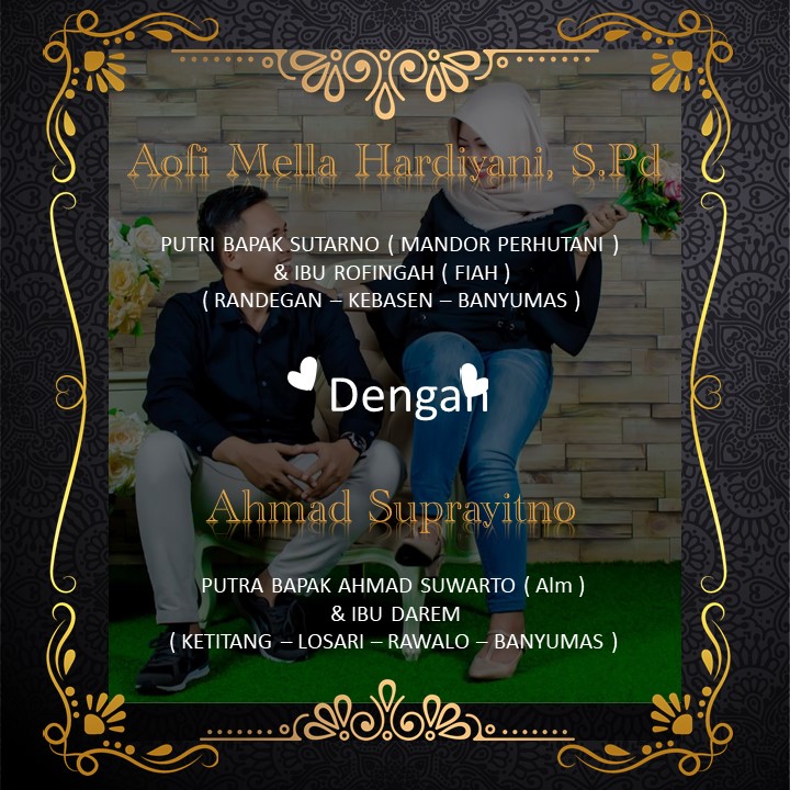 Template Undangan Video Pernikahan Powerpoint Ppt Tinggal Edit 9