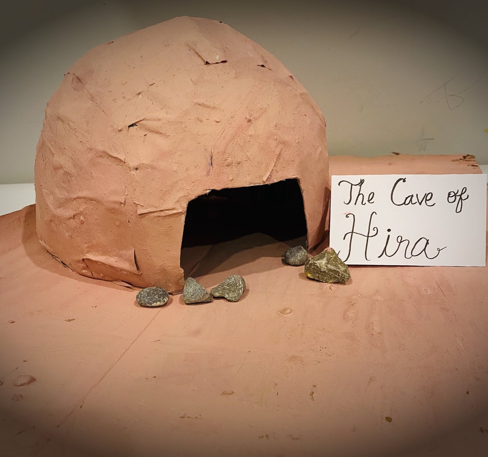 Wishful Waufa Crafts The Cave of Hira Paper Mache Craft 30 Day
