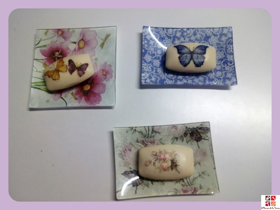 decoupage en jabonetas y jabones