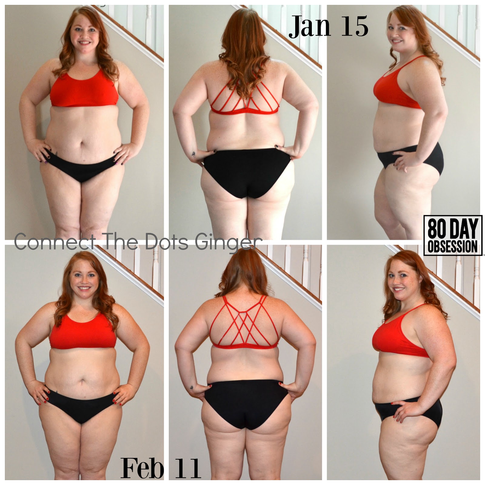 Connect the Dots Ginger Becky Allen: 80 Day Obsession: Phase 1 Results