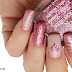 Manicura rosa glitter | Golden Rose Jolly Jewels 104