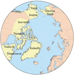 Inuit Languages Map