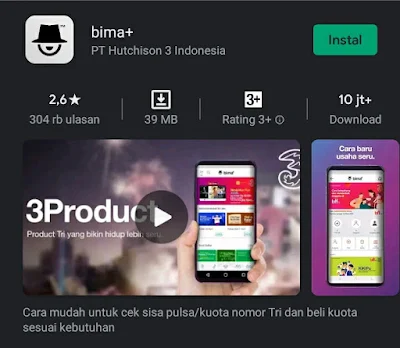 Paket Chat Tri Unlimited