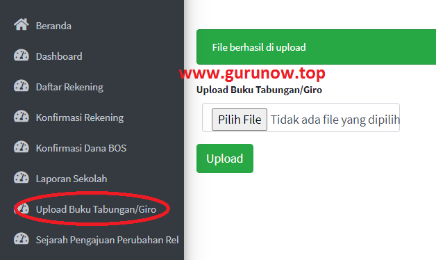 Segera Upload Buku Rekening Dana BOS Tahun 2021 Guru NOW