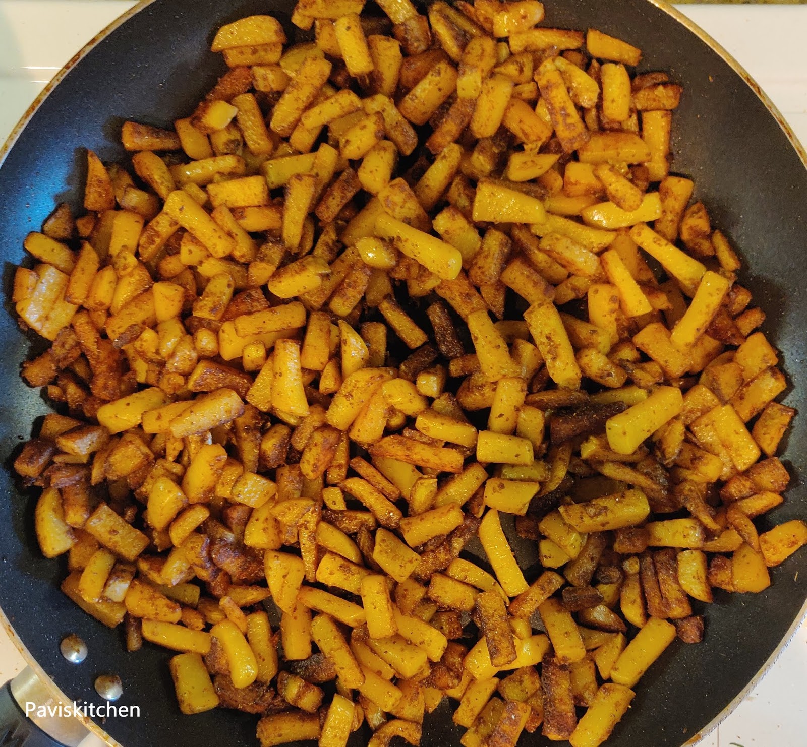 Potato varuval recipe Urulai kilangu varuval Potato fry south