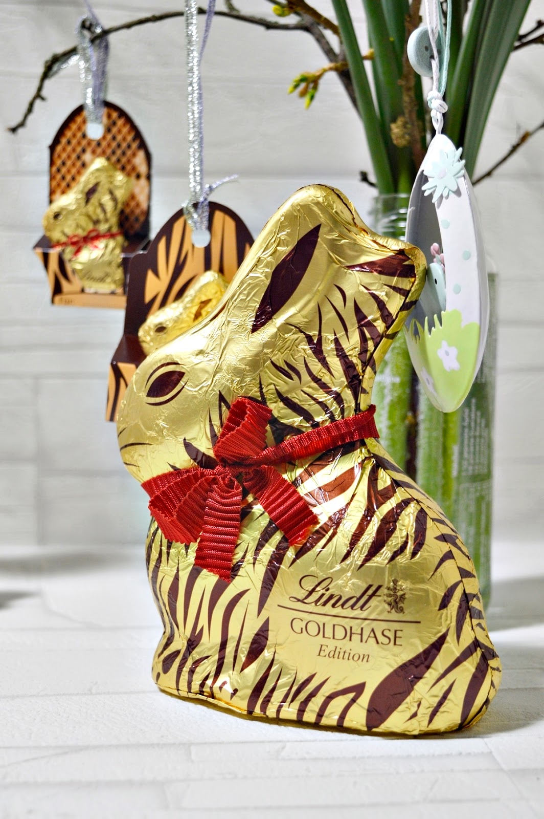 Easter bunny wears Animal Print Easter bunny
