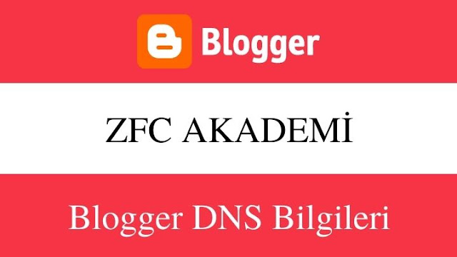 Blogger DNS Bilgileri