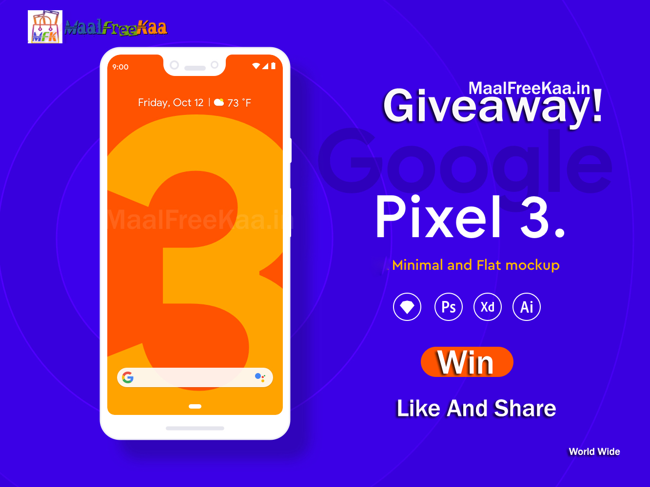 Giveaway Win Google Pixel 3 Smartphone - Giveaway Free Sample Contest ...