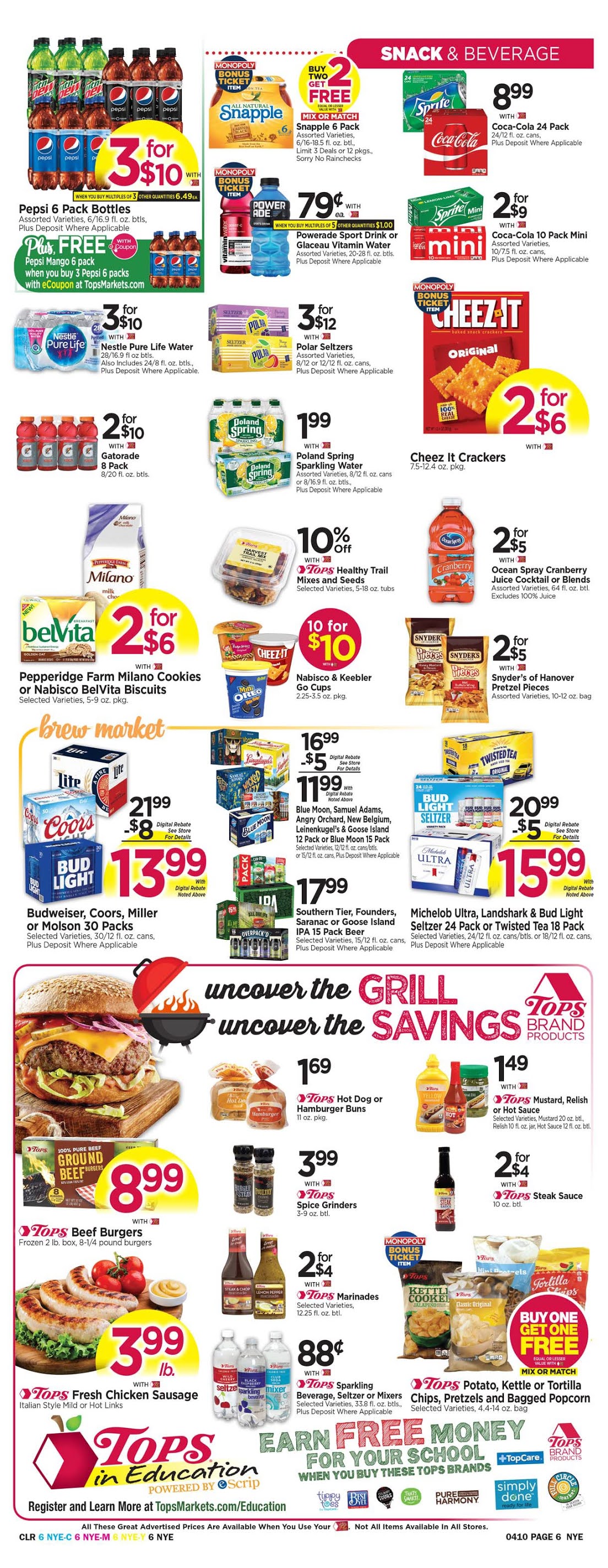 tops market flyer