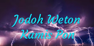 Jodoh Weton Kamis pon