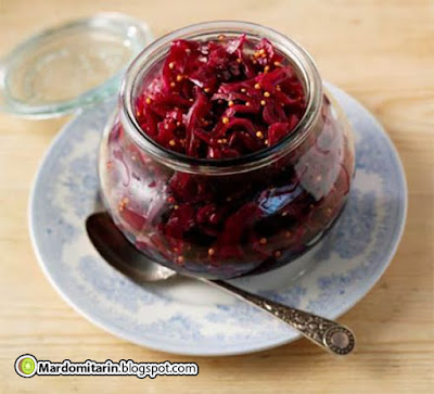 How to make red cabbage pickles