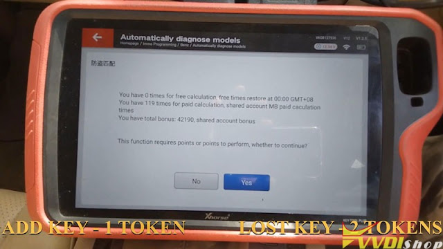 xhorse  vvdi key tool plus benz w204 2007 add key 4