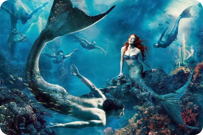 Ariel the Little Mermaid Michael Phelps Julianne Moore Annie Leibovitz Disney animatedfilmreviews.filminspector.com