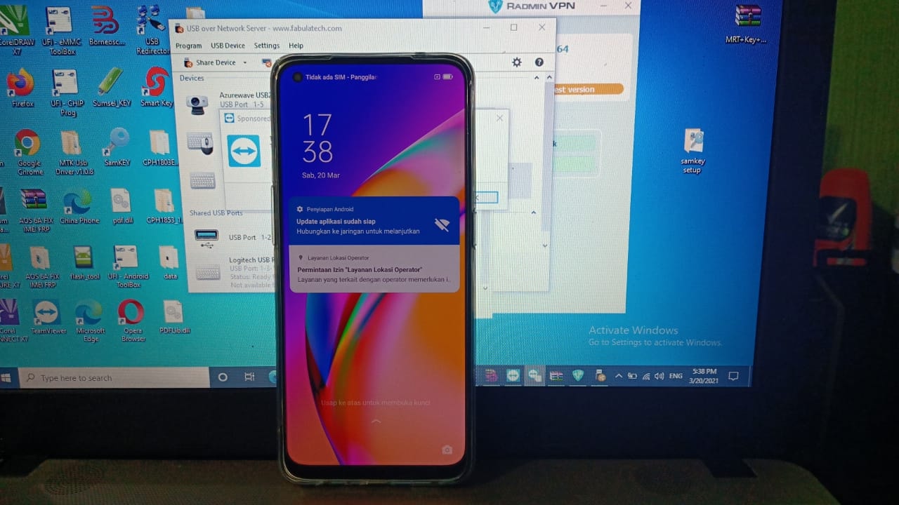 Cara Hapus / Unlock Demo Phone Oppo Reno5 F CPH2217 Via