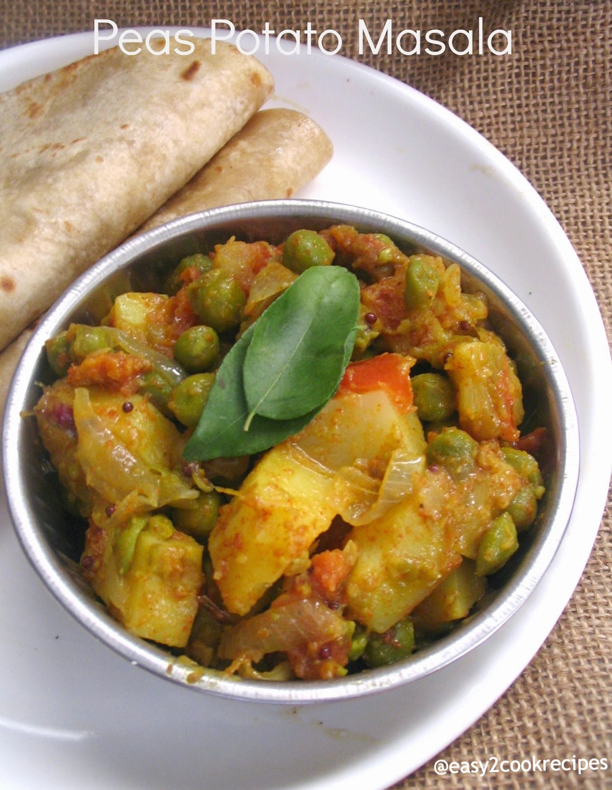 EASY2COOK RECIPES PEAS POTATO MASALA