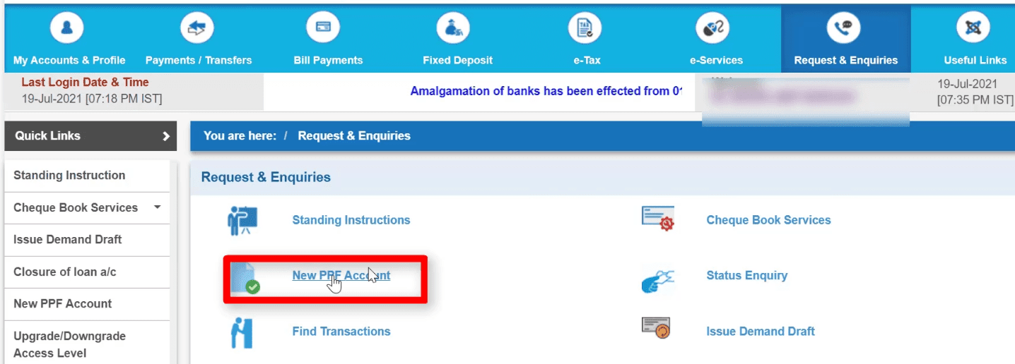 How to apply for PPF account in SBI online?