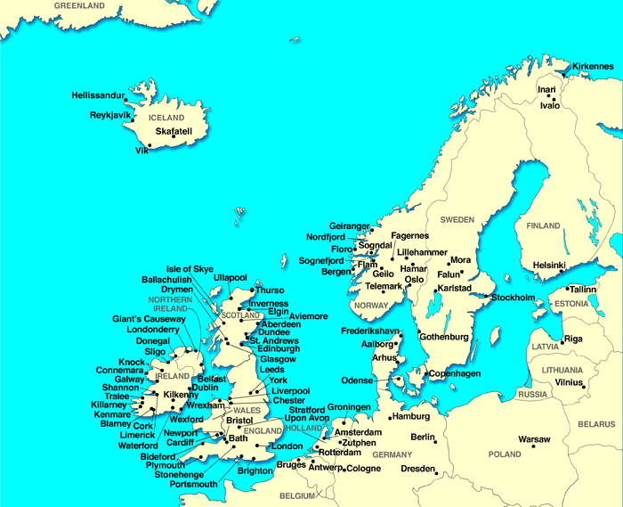 Map Of Europe Cities Pictures Printable Maps Of Northern Mapdome Map Of Europe Cities Pictures Printable Maps Of Northern Mapdome
