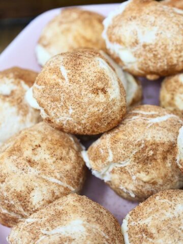 Air Fryer Stuffed Bagel Bites