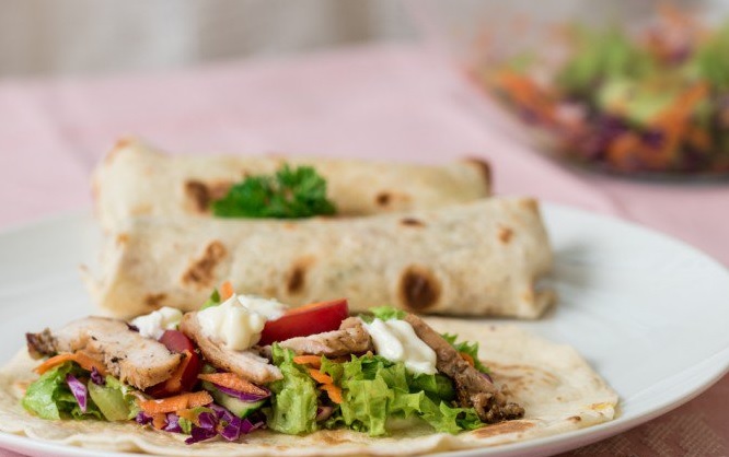 Resepi Tortilla Wrap Ayam Panggang  Hunterlicious