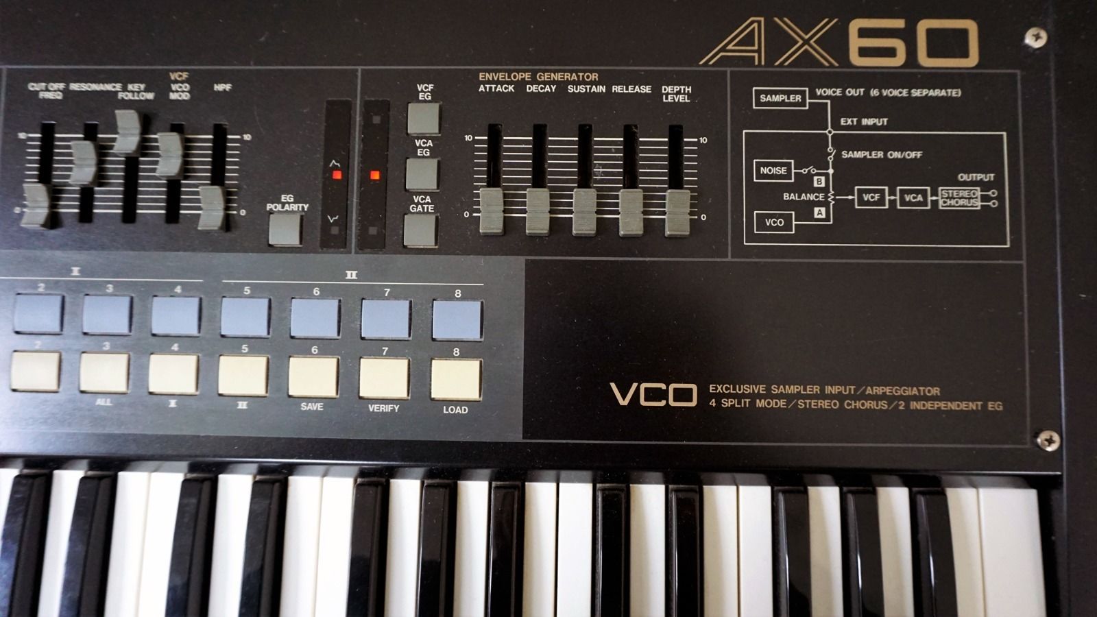 MATRIXSYNTH AKAI AX60 Analog Synthesizer