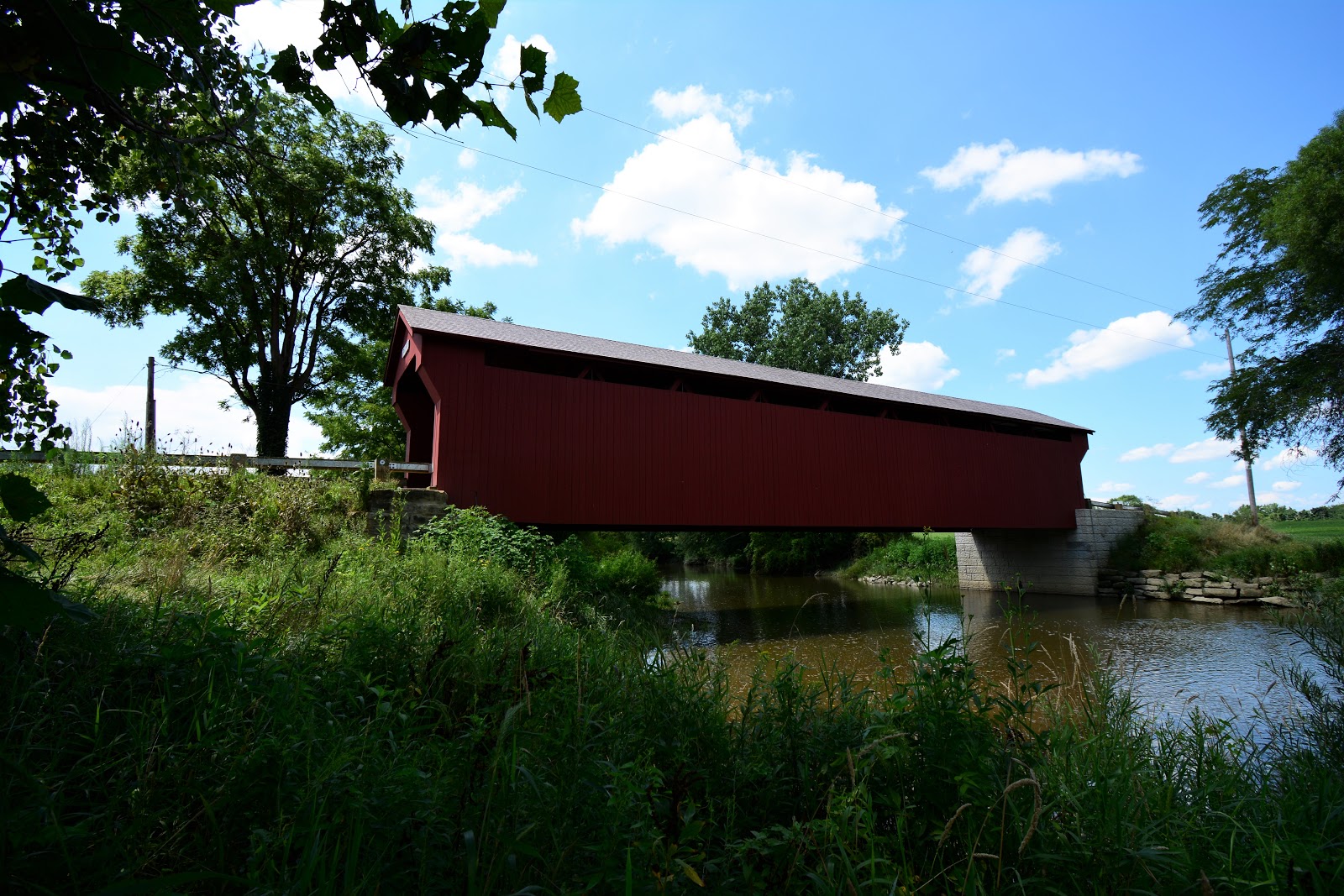 COVERED BRIDGES IN OHIO + SWARTZ COVERED BRIDGE UPPER SANDUSKY, OHIO