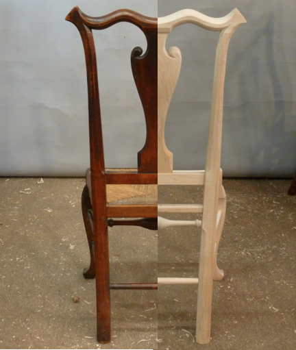 Rush Seat Reproduction Side Chairs
