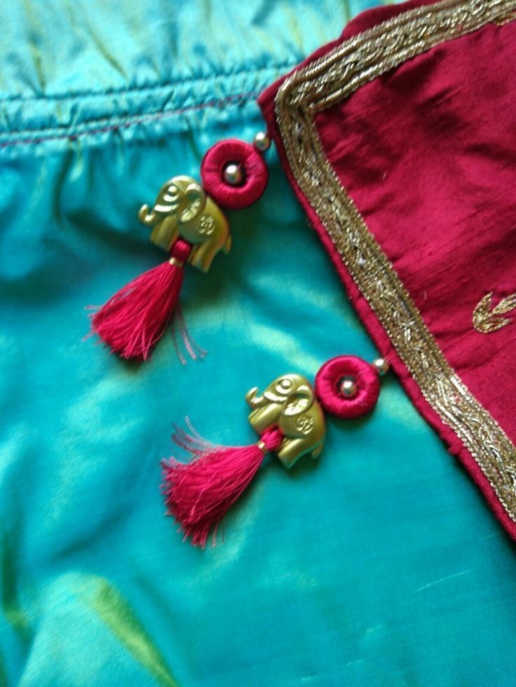 Get Your Silk Sarees Embellished With Cute Tassels • Keep Me Stylish