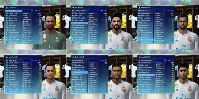 Pes 2010 Real Madrid Facepack 2017 2018 Micano4u Pes Patch Fifa Patch Games