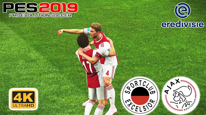 PES 2019 | Excelsior vs Ajax | Netherlands Eredivisie | PC GamePlaySSS