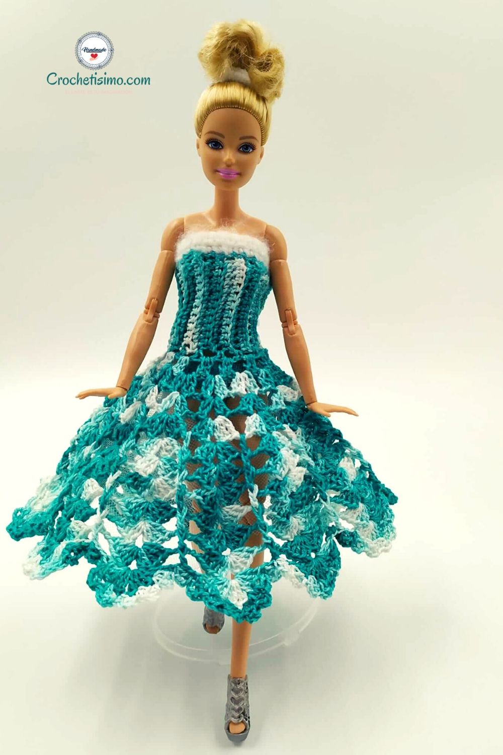 vestidos para barbie en crochet