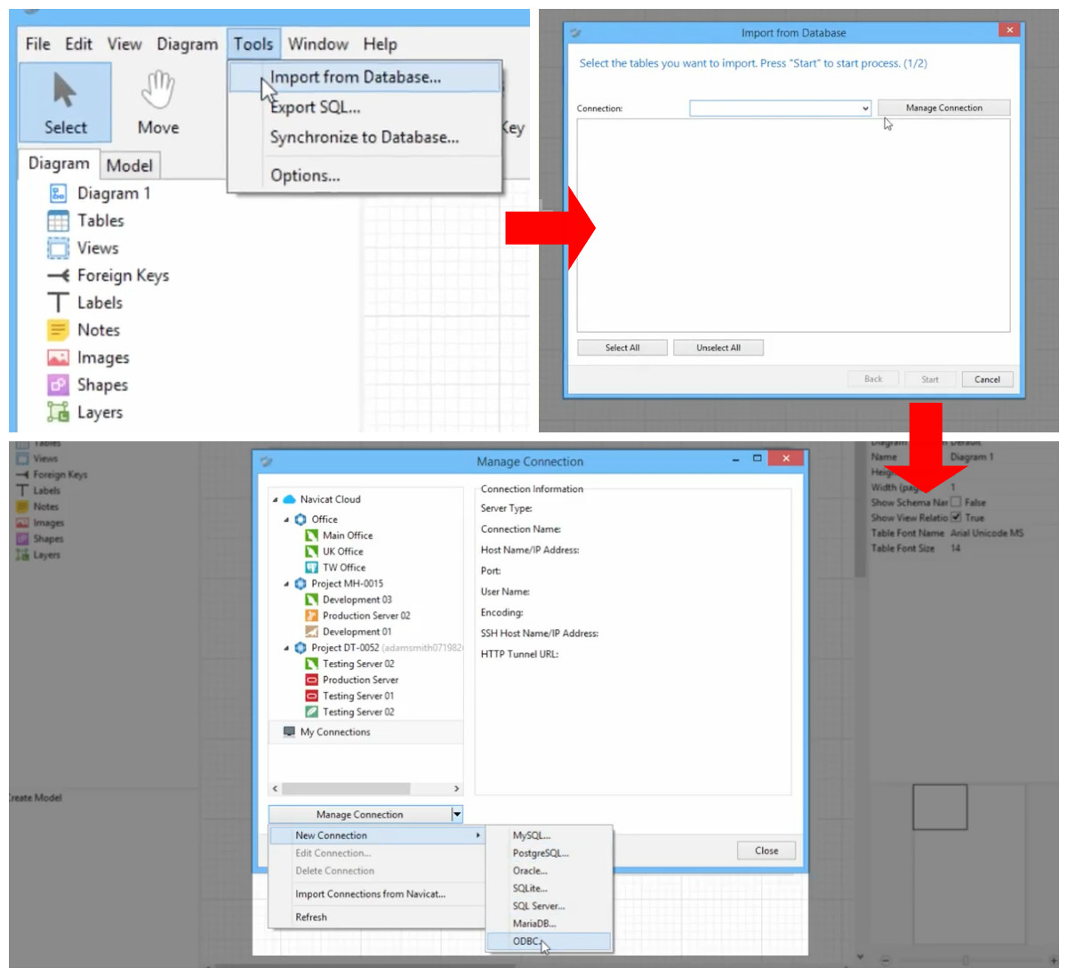 navicat data modeler model type navicat data modeler model type