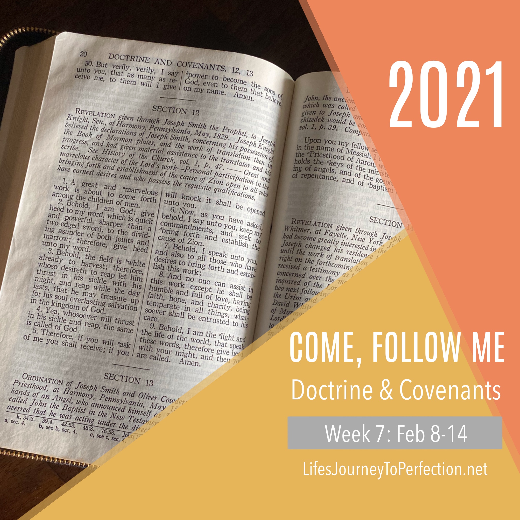 Life's Journey To Perfection Come, Follow Me 2021 Doctrine and