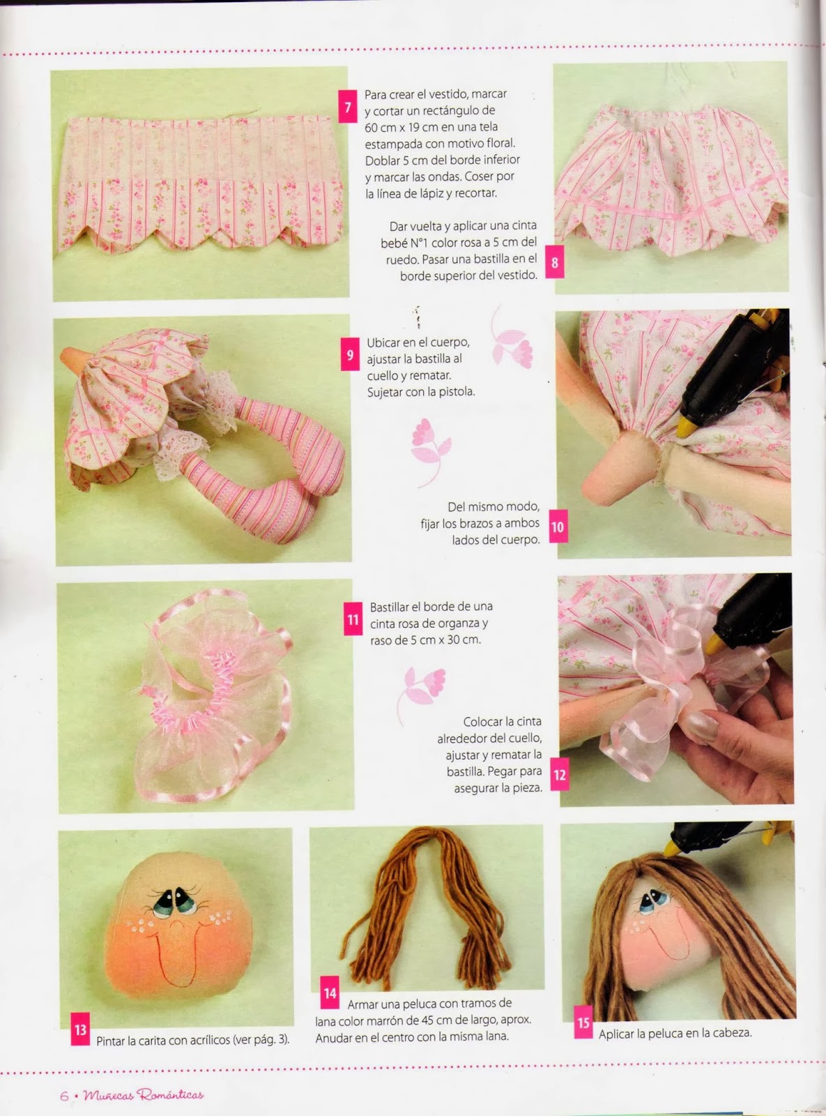 muñecas en tela paso a paso