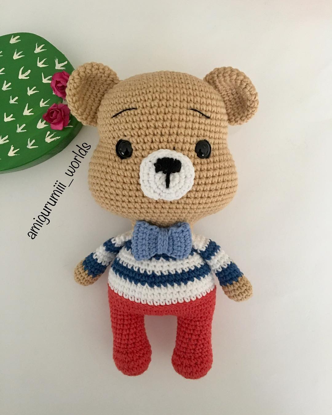 Мишка крючком амигуруми Мишка крючком амигуруми