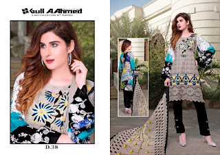 Pakistani lawn Suits Wholesale Price: Gull A Ahmed vol 4