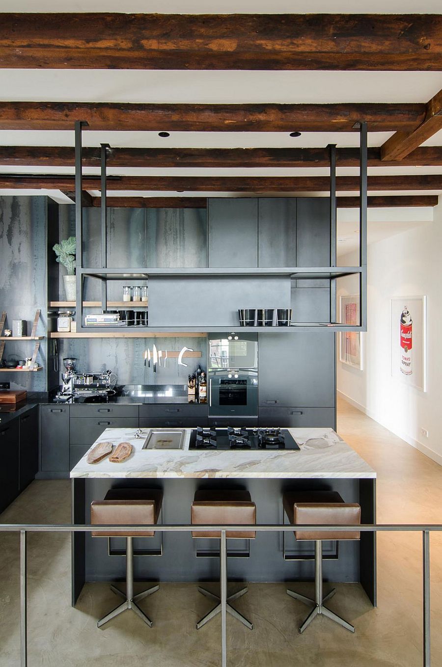Byelisabethnl Kitchens An Industrial Modern Kitchen In A Loft At Bloemgracht Amsterdam