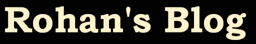 Rohan's Blog