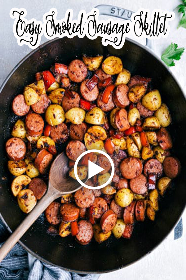 Easy Smoked Sausage Skillet