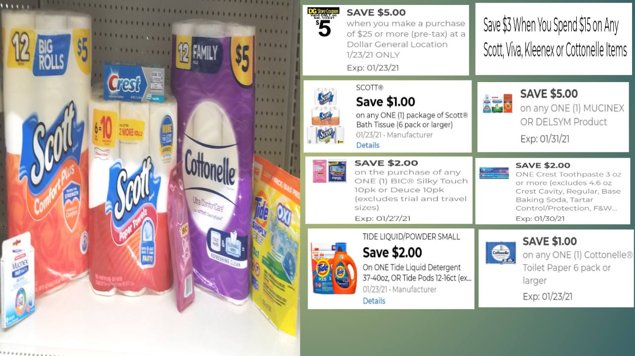 DOLLAR GENERAL 5/25 ALL DIGITAL SCENARIOS