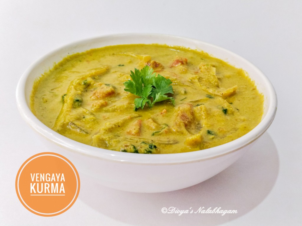 Vengaya Kurma Onion Kurma Divya's Nalabhagam