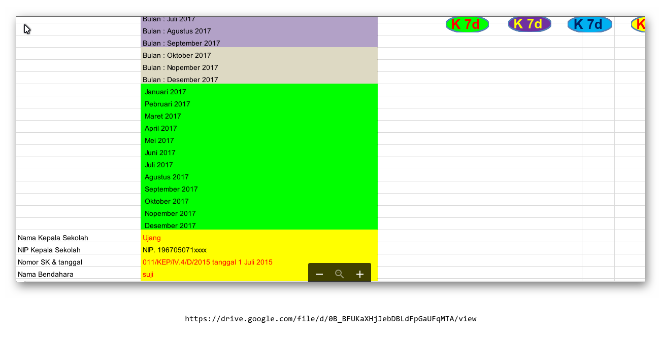 Aplikasi SPJ BOS Tahun 2017 Lengkap Format Excel REVISI