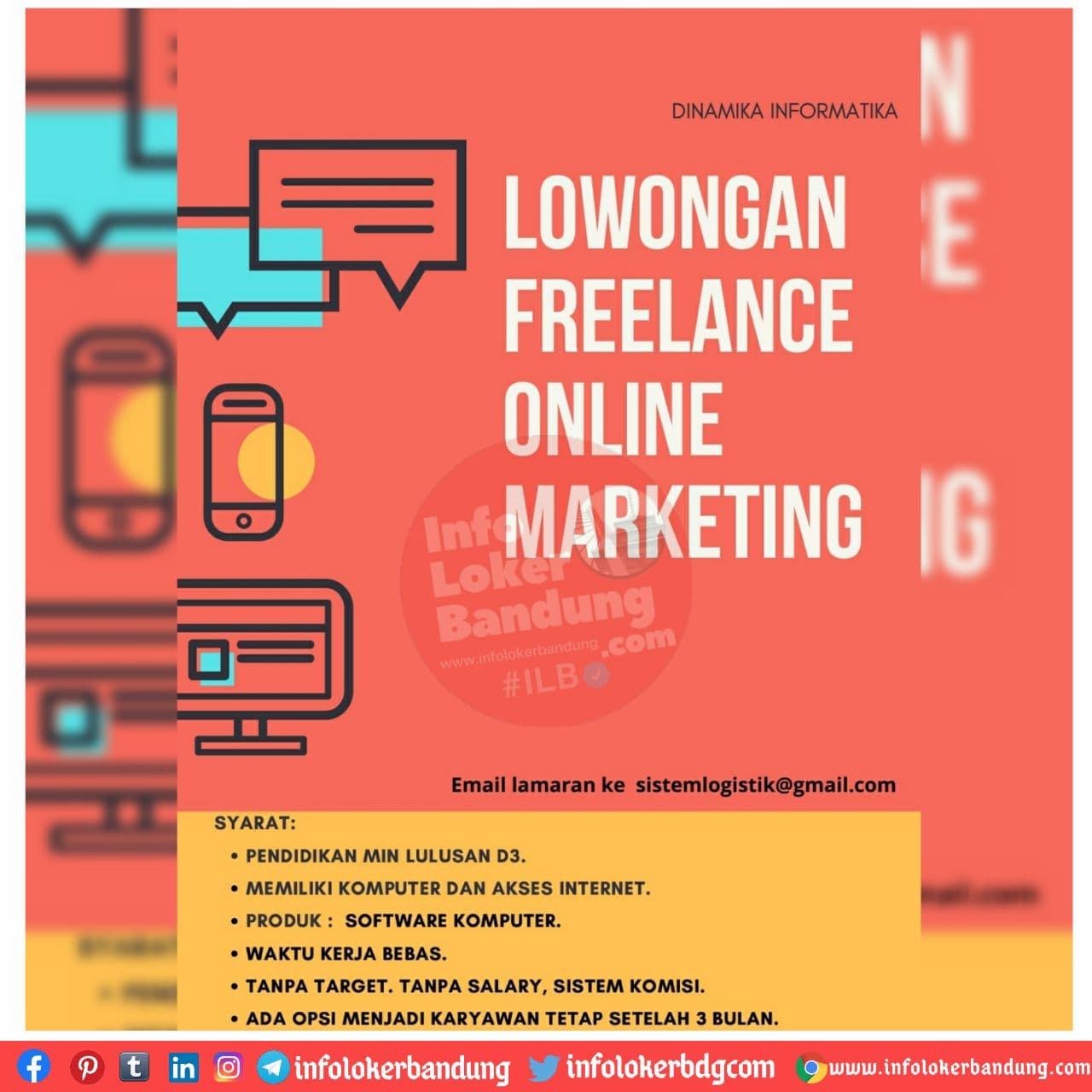 Lowongan Kerja Freelance Online Marketing Dinamika Informatika Bandung November 2020