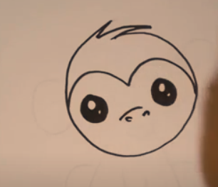 How to Draw a Monkey for kids