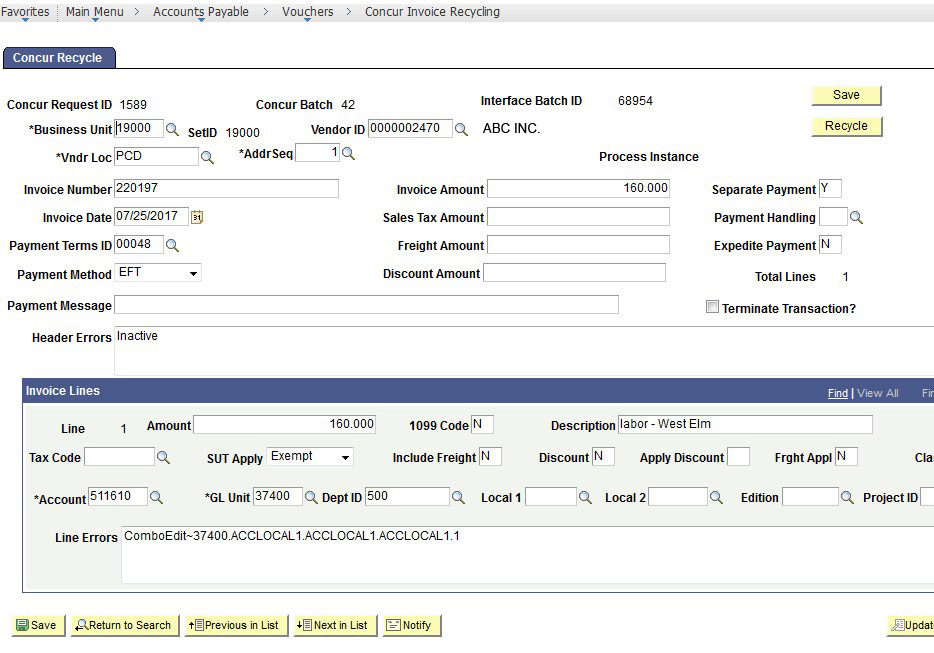 TDXBITS Bits, Bytes & Beyond Peoplesoft Dynamic Combination Edits