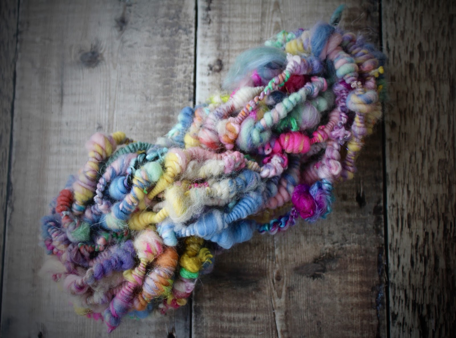 Spin City Art Yarn For The Harrogate Knitting and Stitching Show 2016